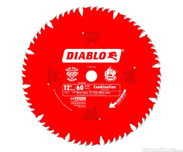 DIABLO 12 in. x 60 Tooth Combination Saw Blade D1260X