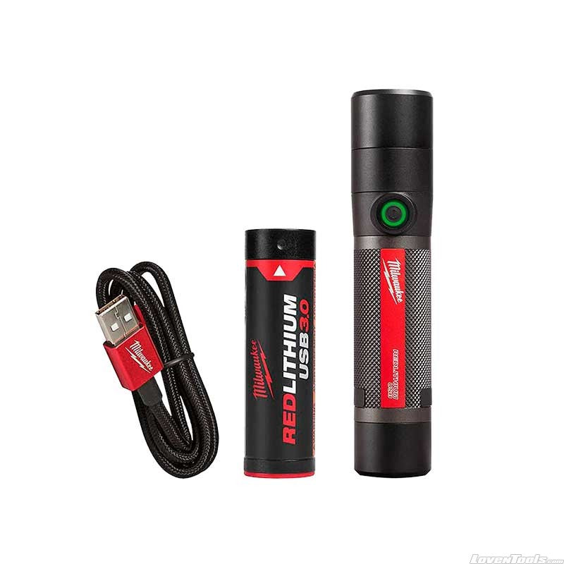 USB Rechargeable 800L Compact Flashlight