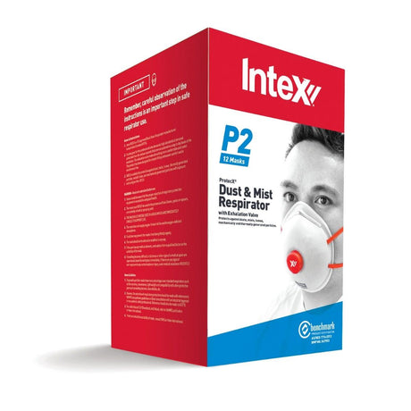 Intex ProtecX® P2 Dust & Mist Masks (Box of 12) S8822