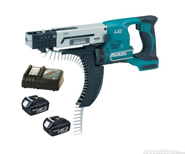 Makita Cordless 18V 5.0Ah Autofeed Screwdriver BFR550/XRF02Z Kit