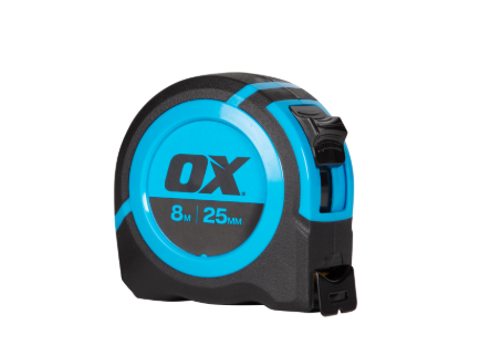 OX Trade Compact Tape Measure - 8m