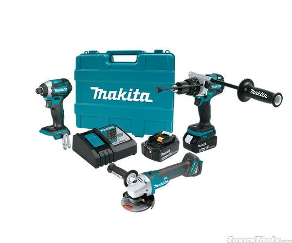 Makita Cordless 18V 5.0Ah Li-Ion Brushless 3Pc Combo Kit XT368T