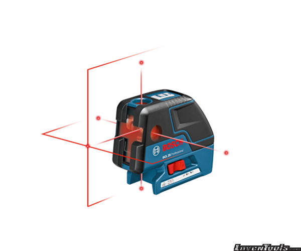 BOSCH Five-Point Self Leveling Alignment Laser with Cross-Line GCL25 GCL25