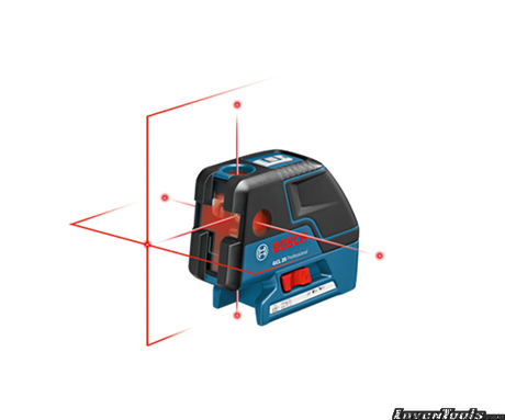 BOSCH Five-Point Self Leveling Alignment Laser with Cross-Line GCL25 GCL25