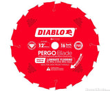 DIABLO 12 in. x 16 Tooth (PCD) Laminate Flooring PERGO Blade D1216LF