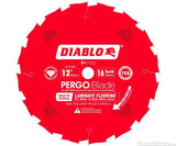 DIABLO 12 in. x 16 Tooth (PCD) Laminate Flooring PERGO Blade D1216LF - Lovens Building Supplies