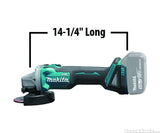 Makita Cordless 18V 4 1/2''/5" Brushless Cut Off Angle Grinder XAG04Z