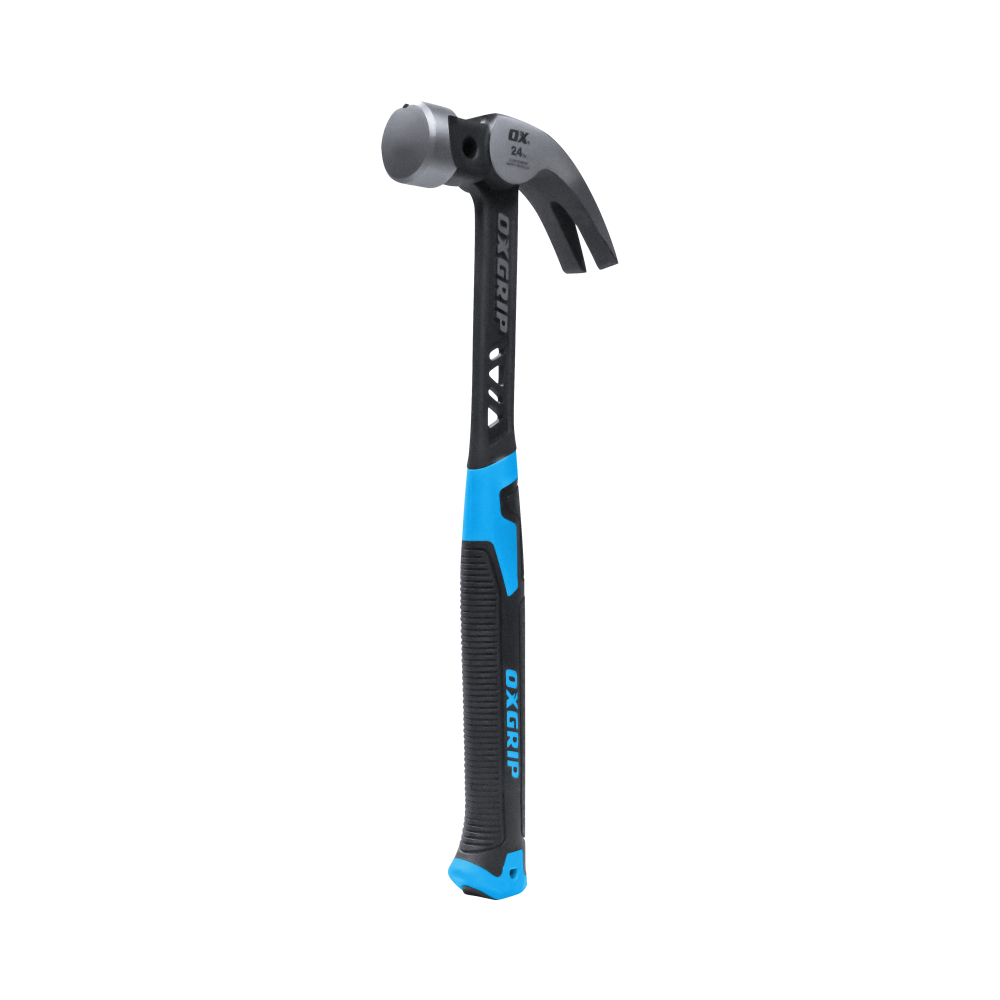 OX Pro Ultrastrike Smooth Faced Curved Claw Hammer - 24 oz