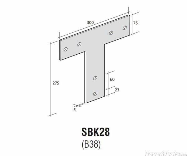 Pryda T BRACKET