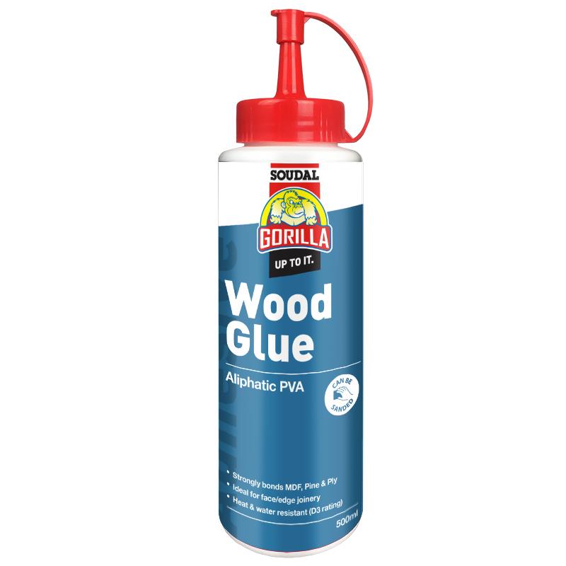 Gorilla Aliphatic PVA Wood Glue 500ml 01373