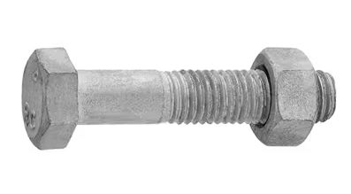 Fortress Engineer Bolt HEX BOLT/NUT GALV CLASS 4.8 M12 - Lovens Building Supplies